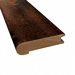 Prefinished Hazelnut Acacia Hardwood 3/4 in thick x 3.125 in wide x 78 in Length Stair Nose